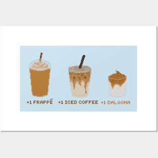 Coffee pixel art Posters and Art